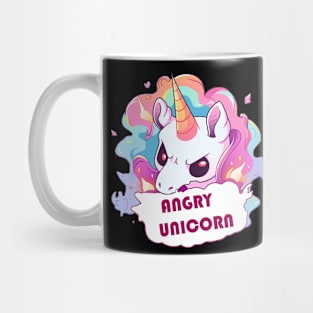 angry unicorn Mug